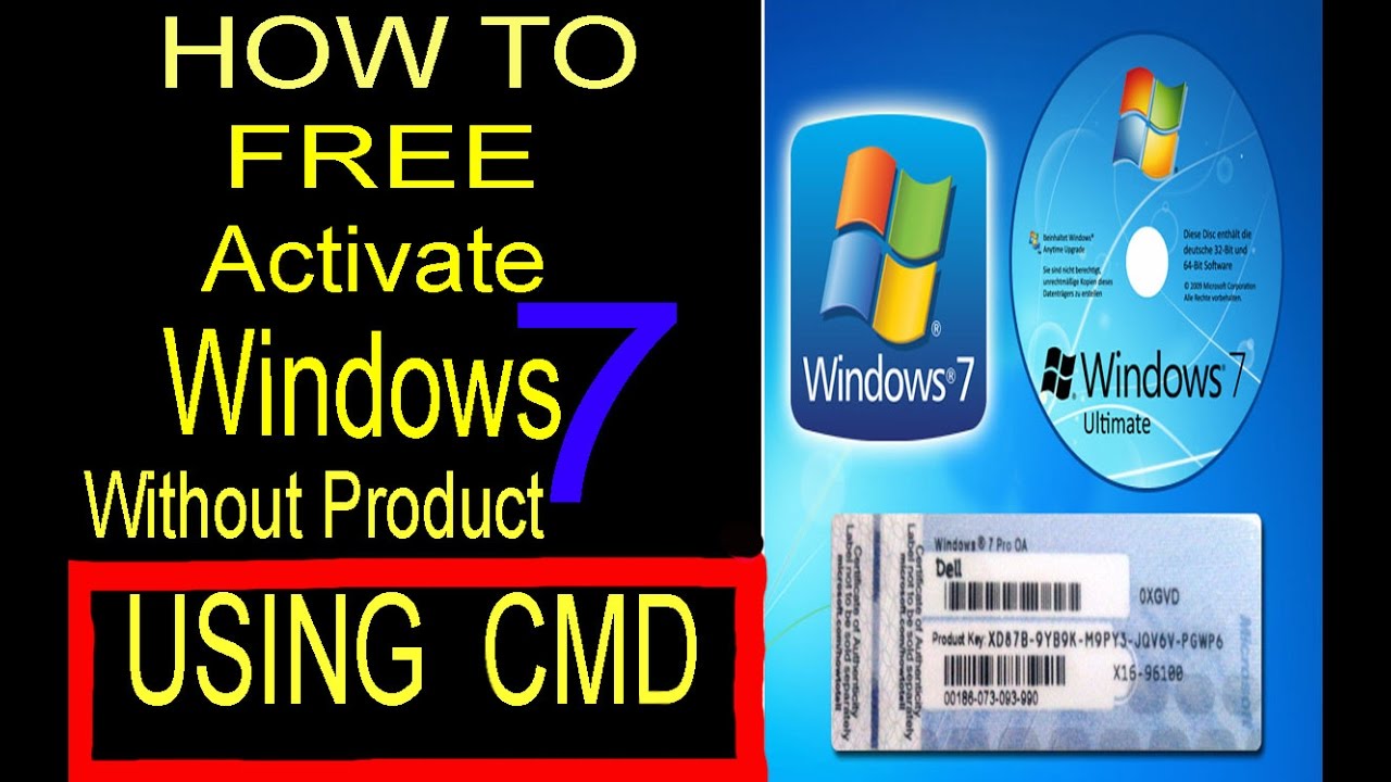 activate windows with cmd